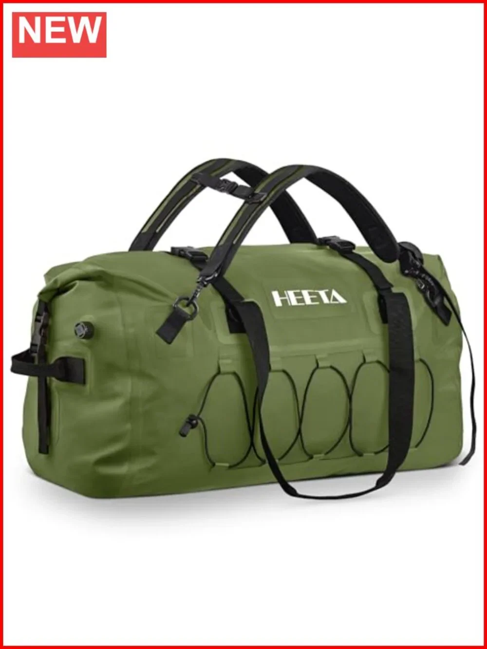 Waterproof Rolltop Duffel Bag 60L/80L, Dry Bag Backpack for Kayaking Boating